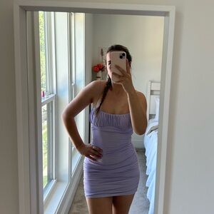 like new purple princess polly bodycon mini dress